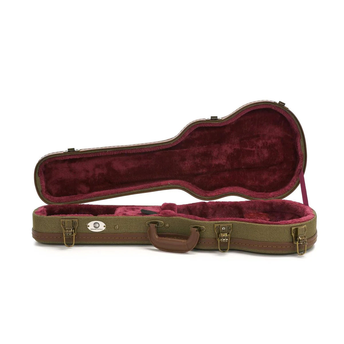 ULTP OTT-AT Tenor Ukulele Olive Tweed Archtop Hardshell Case "Rosalind" - Discounted