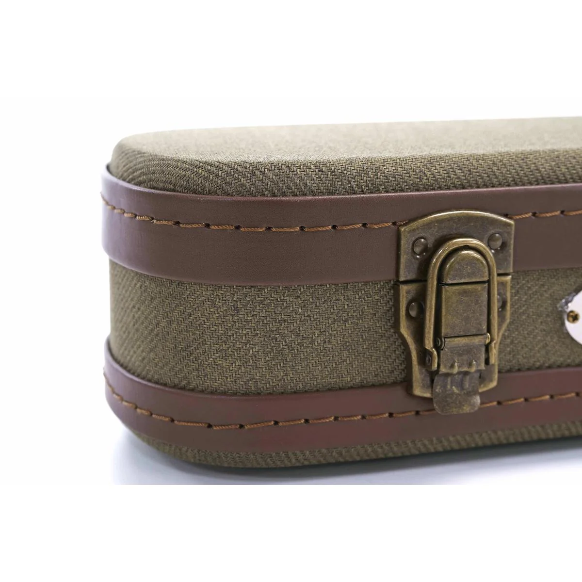 ULTP OTT-AT Tenor Ukulele Olive Tweed Archtop Hardshell Case "Rosalind" - Discounted - Image 12