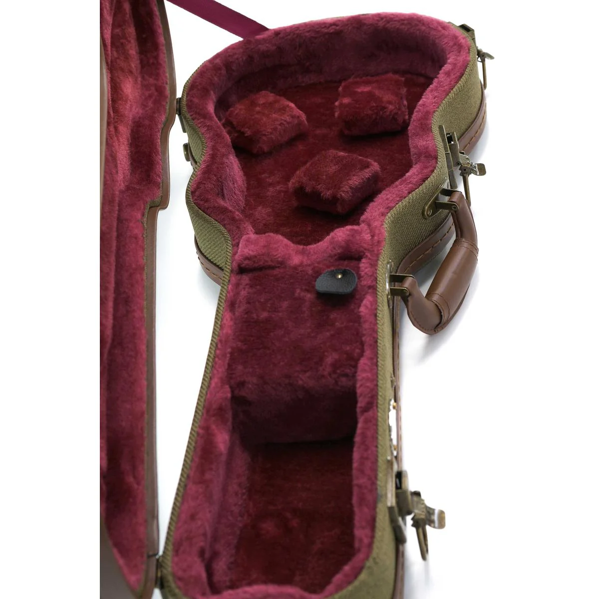 ULTP OTT-AT Tenor Ukulele Olive Tweed Archtop Hardshell Case "Rosalind" - Discounted - Image 7