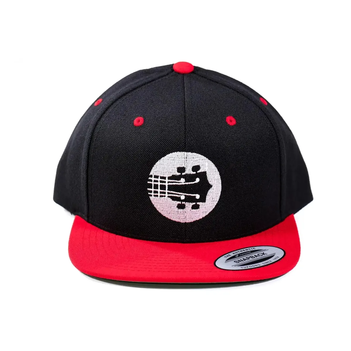 ULTP Snapback Hat Black and Red Hat White Logo