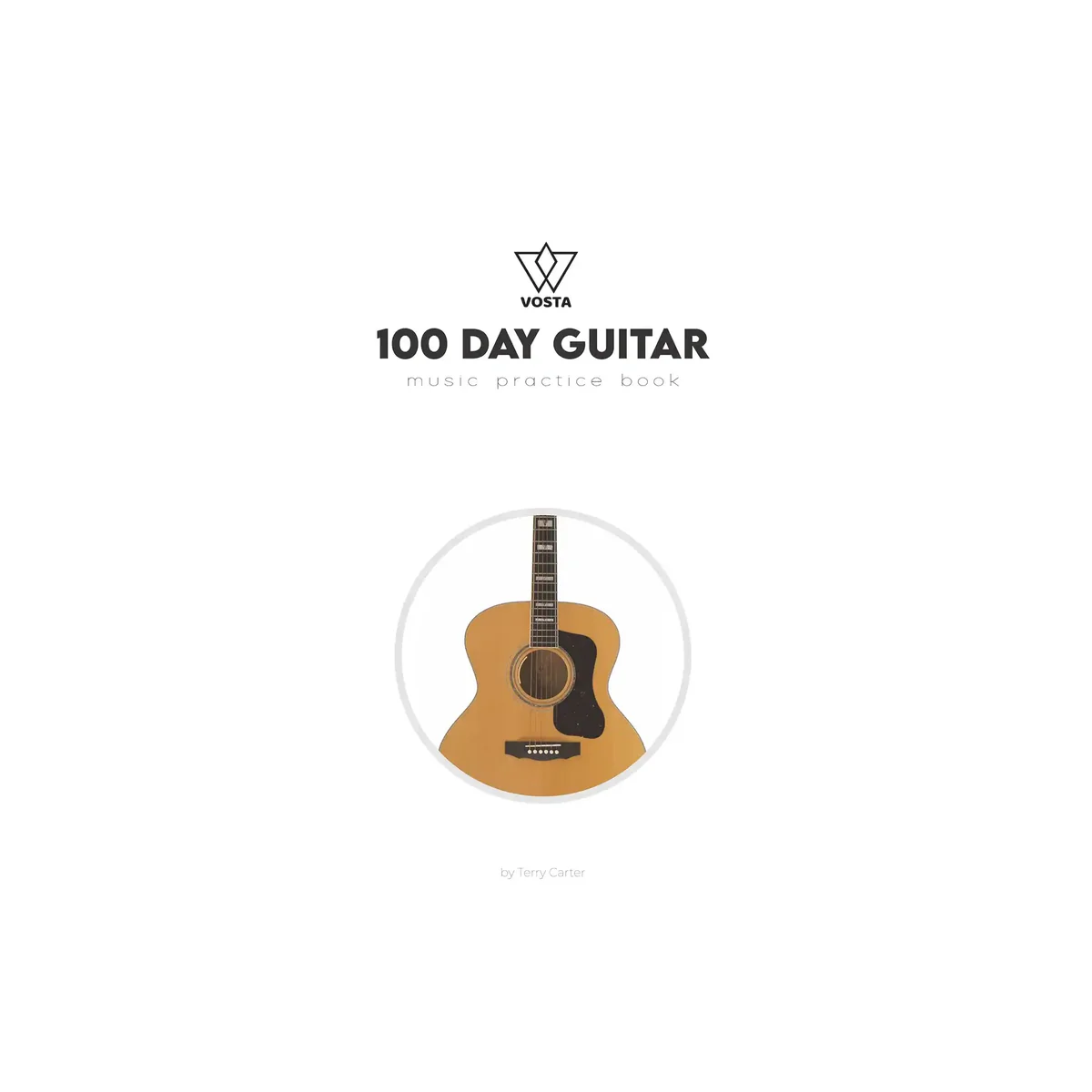Vosta 100 Day Guitar Music Practice Book