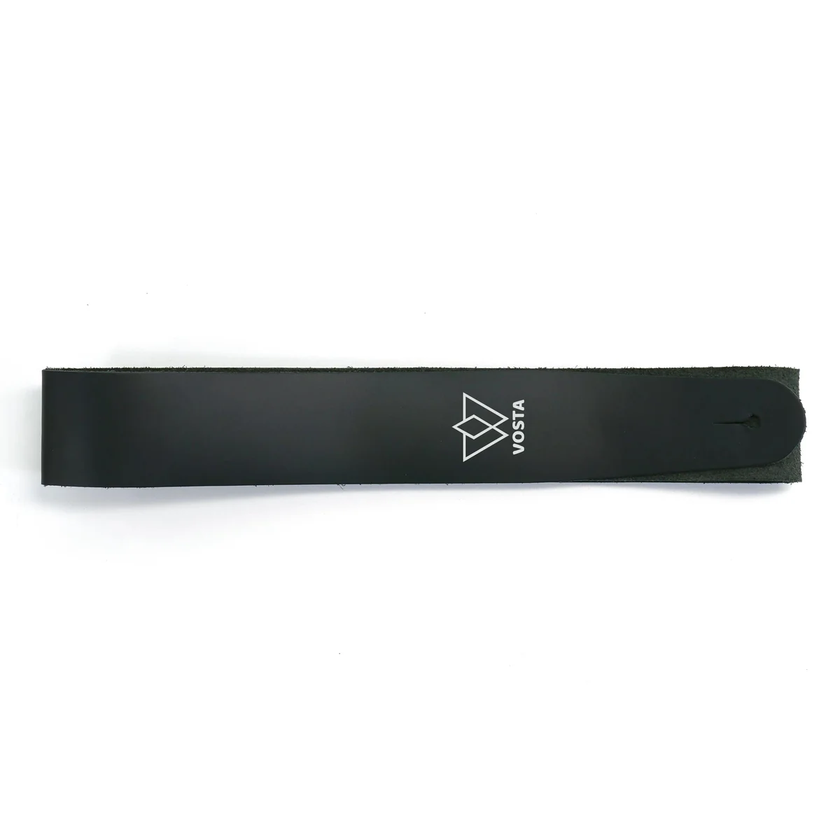 Vosta 2" Leather Guitar Strap - Black