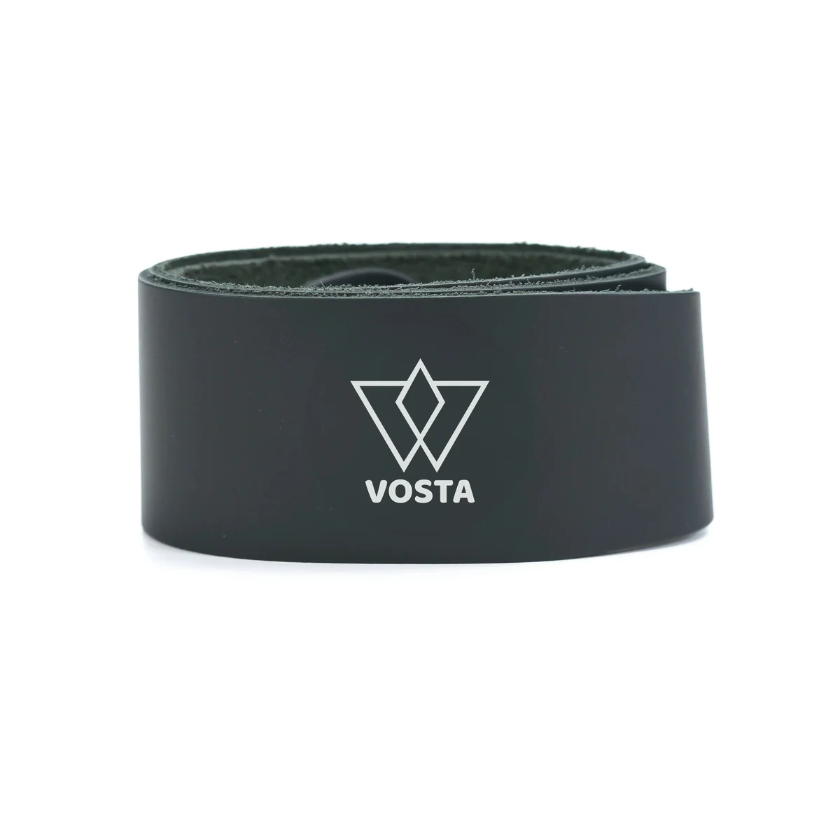 Vosta 2" Leather Guitar Strap - Black - Image 2