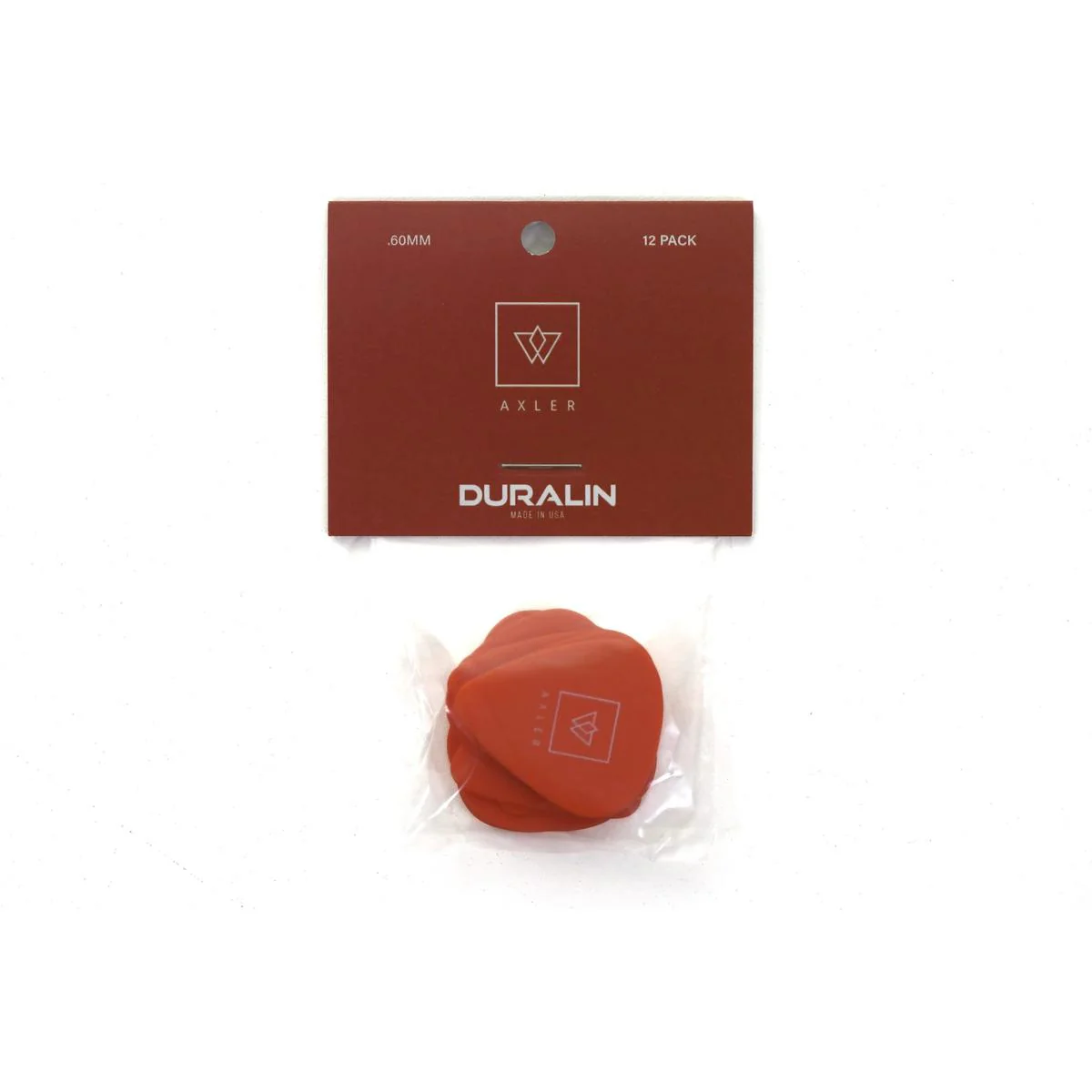 Vosta .60mm Celluloid Orange Picks - 12 Pack