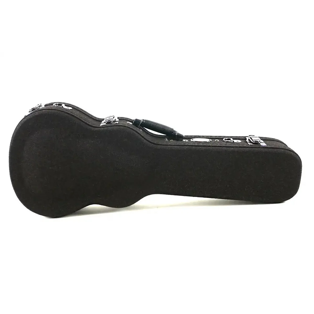 Vosta Black Archtop Wood Tenor Ukulele Hardshell Case
