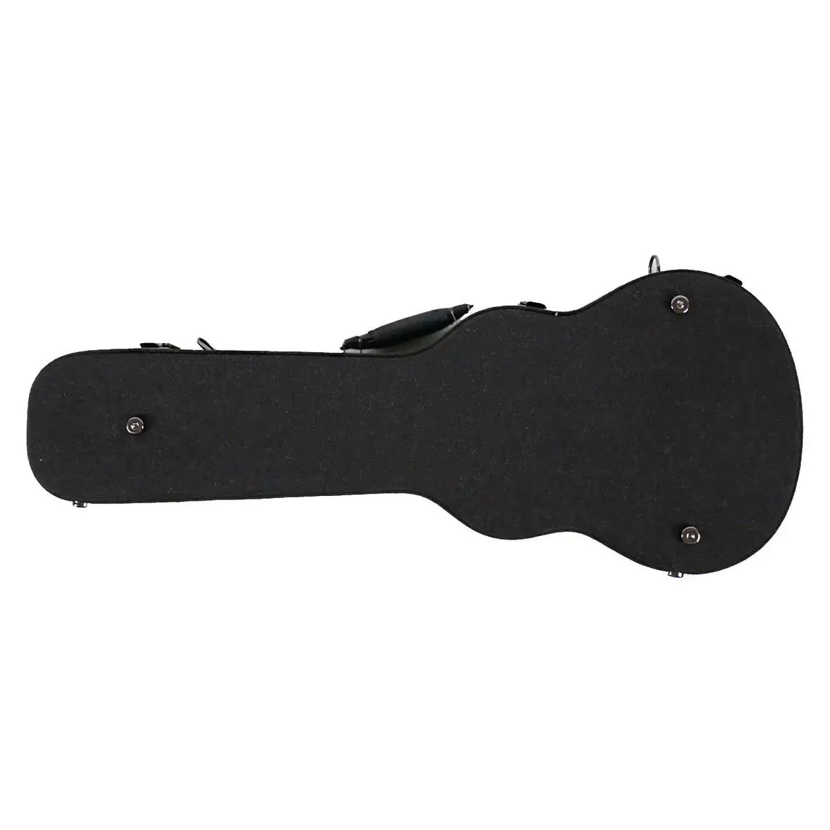 Vosta Black Archtop Wood Tenor Ukulele Hardshell Case - Image 4