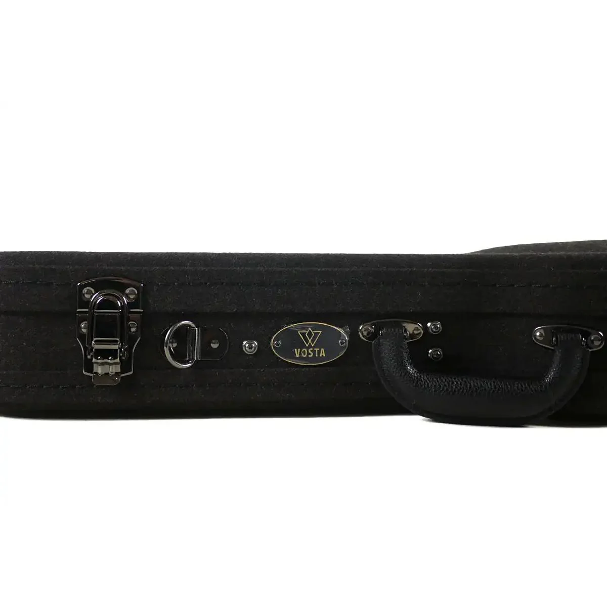 Vosta Black Archtop Wood Tenor Ukulele Hardshell Case - Image 5