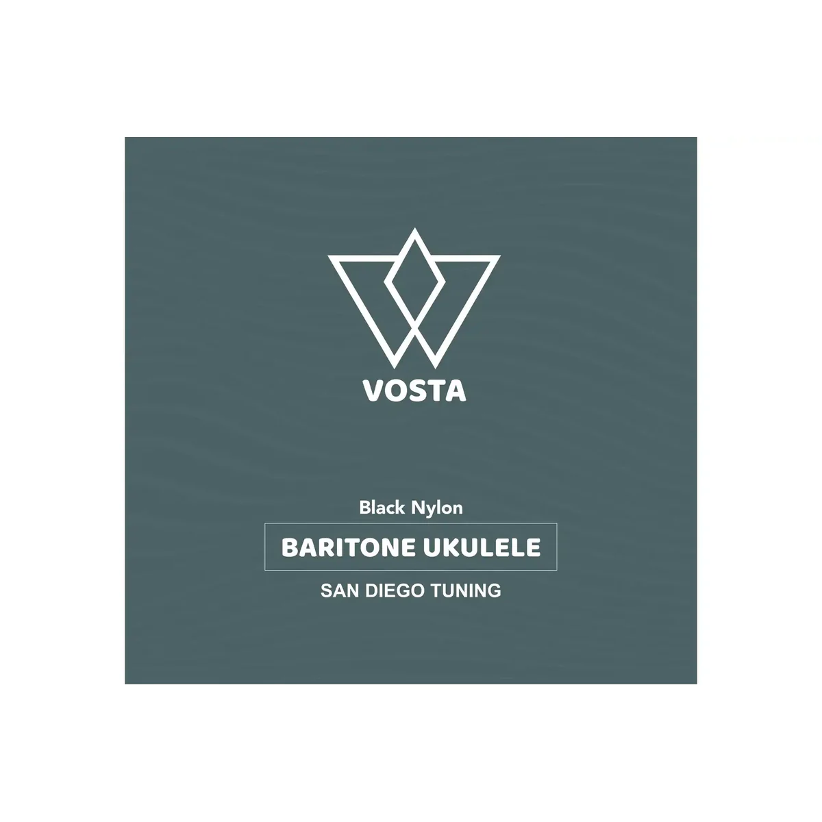 Vosta Black Nylon Baritone Ukulele Strings (San Diego Tuning) - HIGH G & D