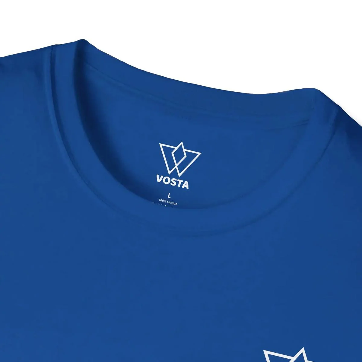 Vosta Black T-Shirt - Minimalist White Logo Tee - Image 32