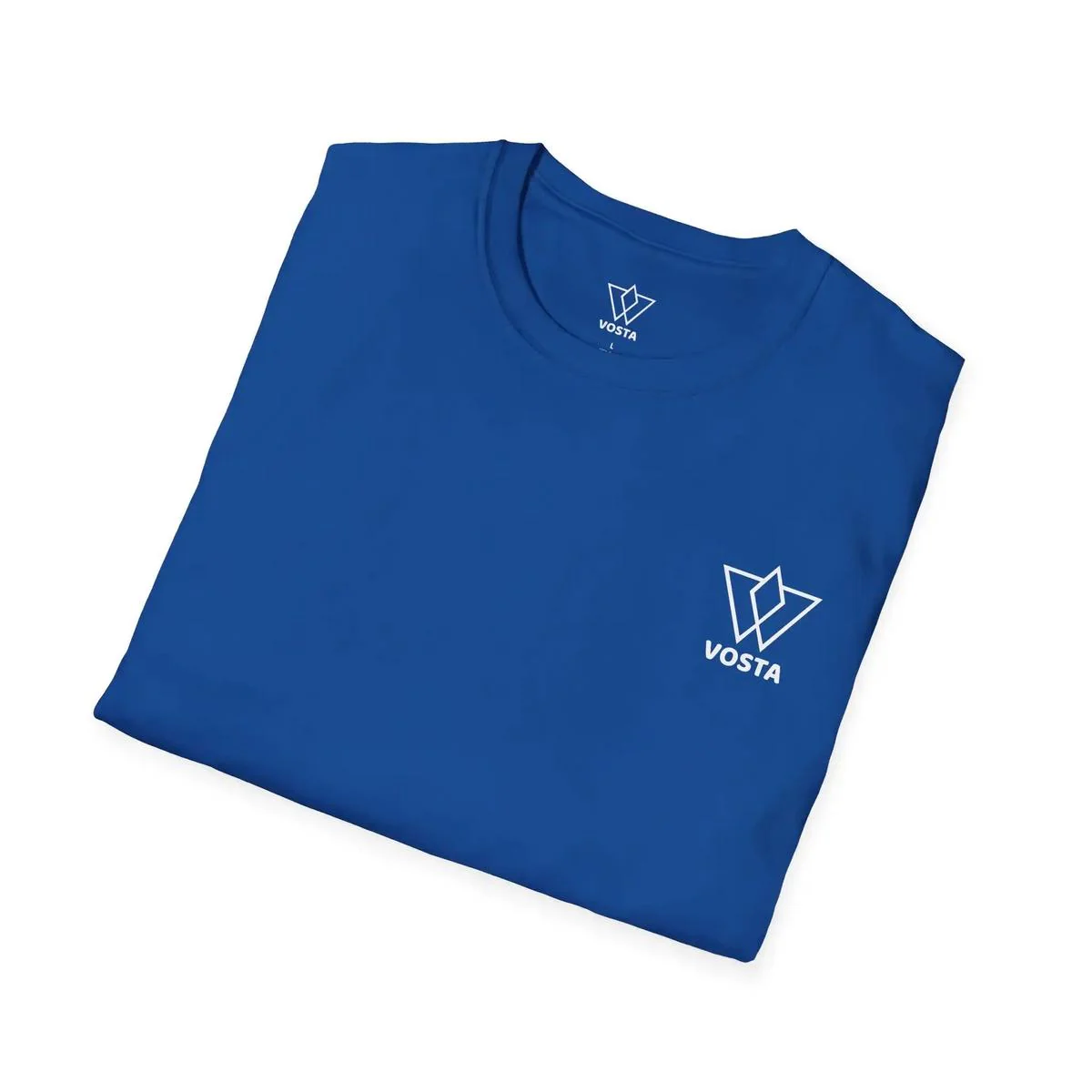 Vosta Black T-Shirt - Minimalist White Logo Tee - Image 33