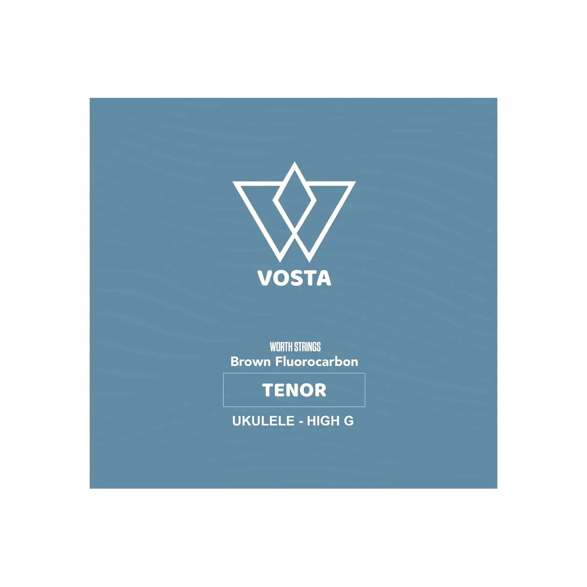 Worth Brown by Vosta Fluorocarbon Tenor Ukulele Strings - High G