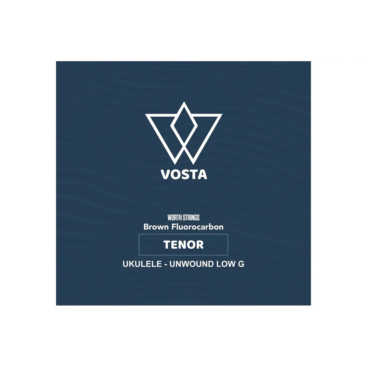 Worth Brown by Vosta Fluorocarbon Tenor Ukulele Strings - Unwound Low G