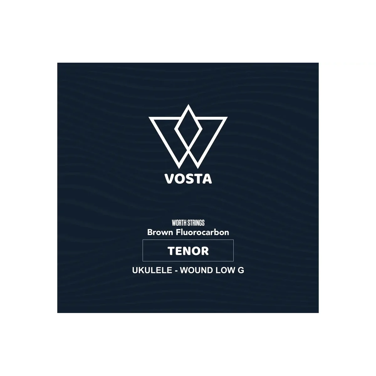 Worth Brown by Vosta Fluorocarbon Tenor Ukulele Strings - Wound Low G