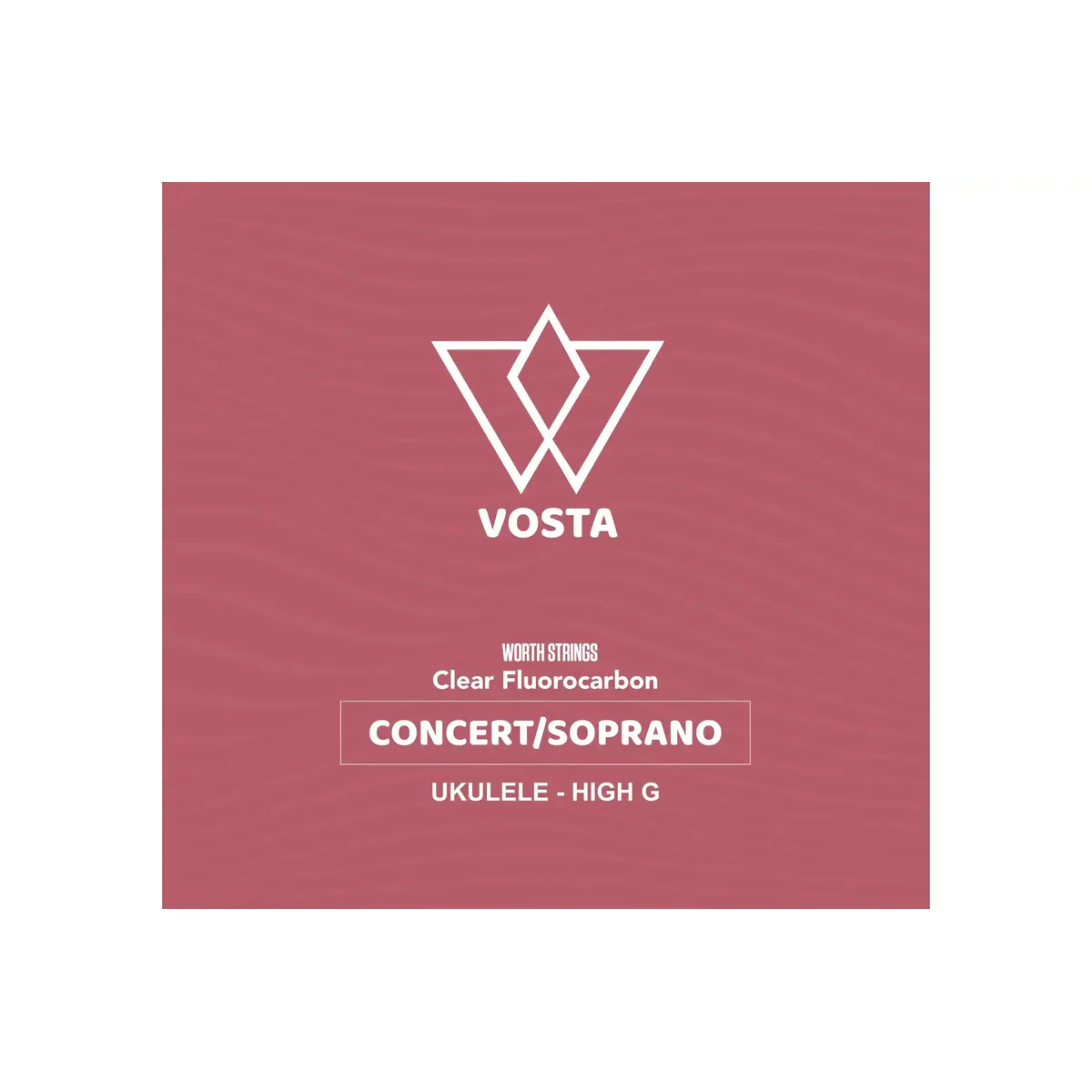 Worth Clear by Vosta Fluorocarbon Soprano/Concert Ukulele Strings - High G