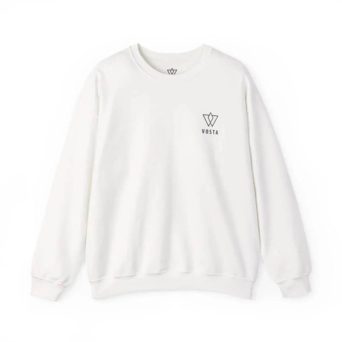 Vosta Crewneck Sweatshirt — Black Logo