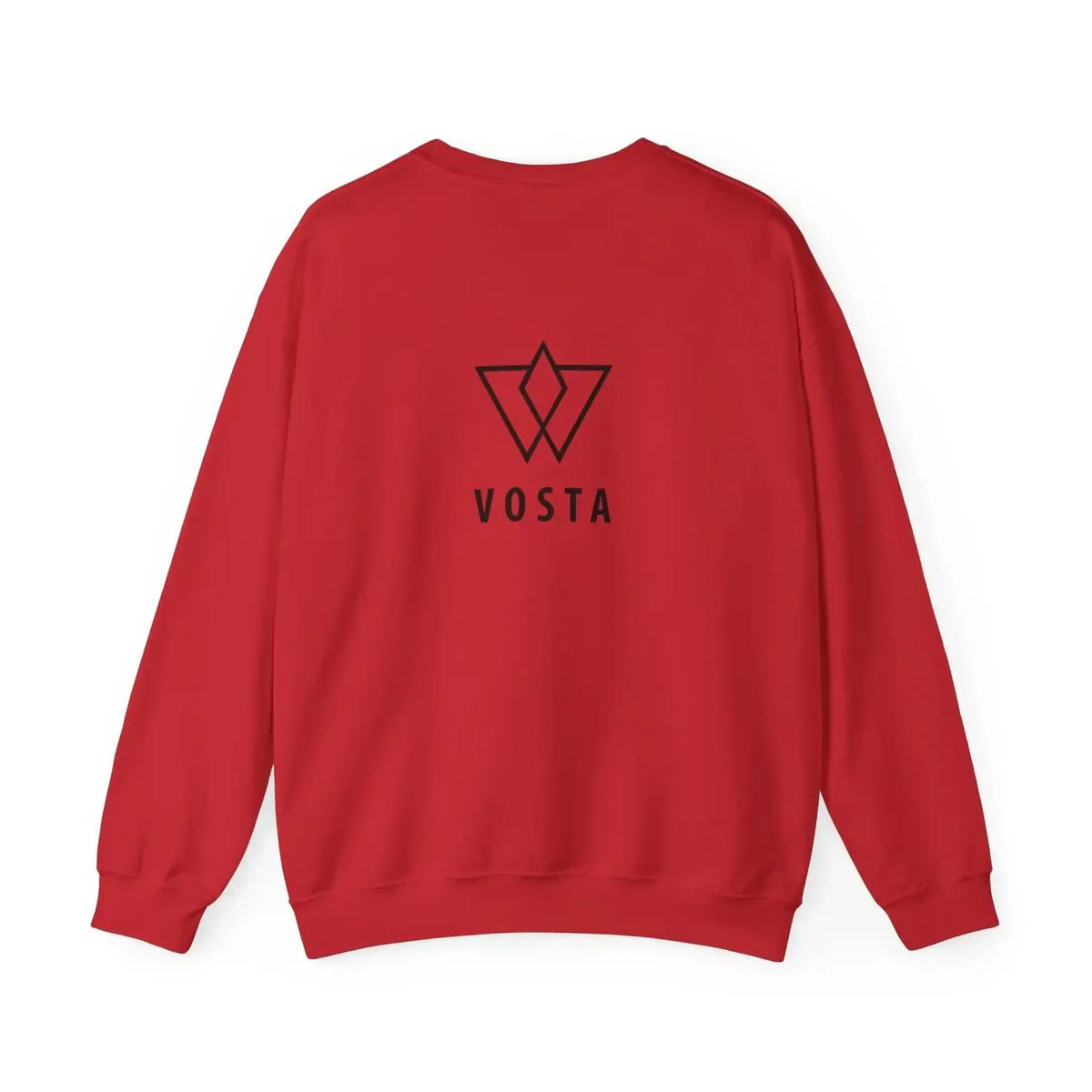 Vosta Crewneck Sweatshirt — Black Logo - Image 10