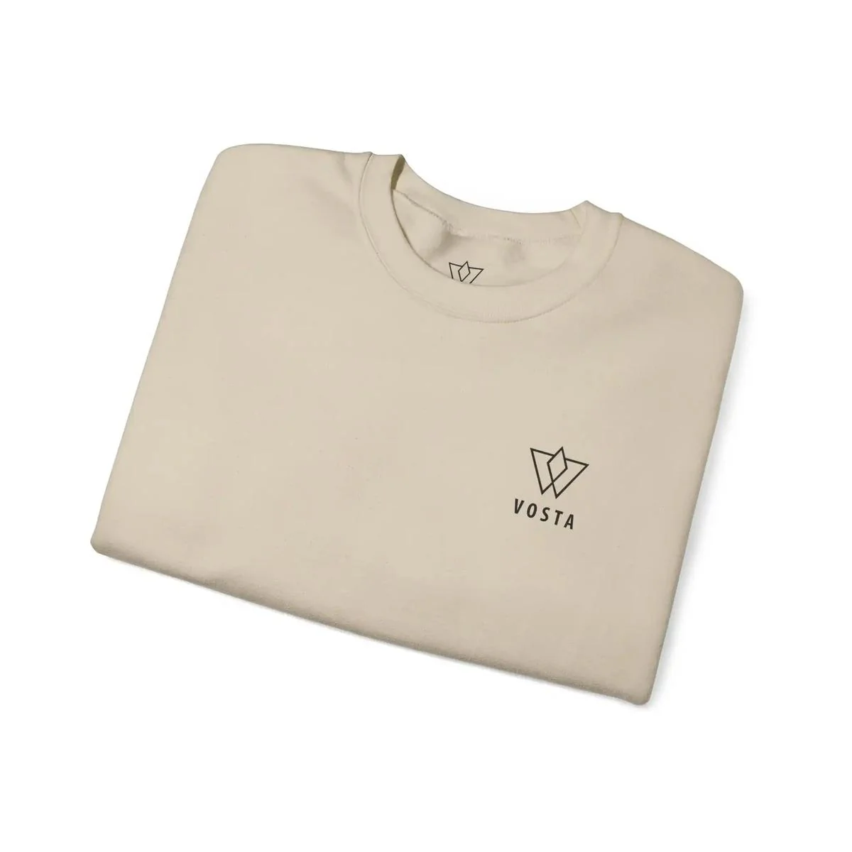 Vosta Crewneck Sweatshirt — Black Logo - Image 12