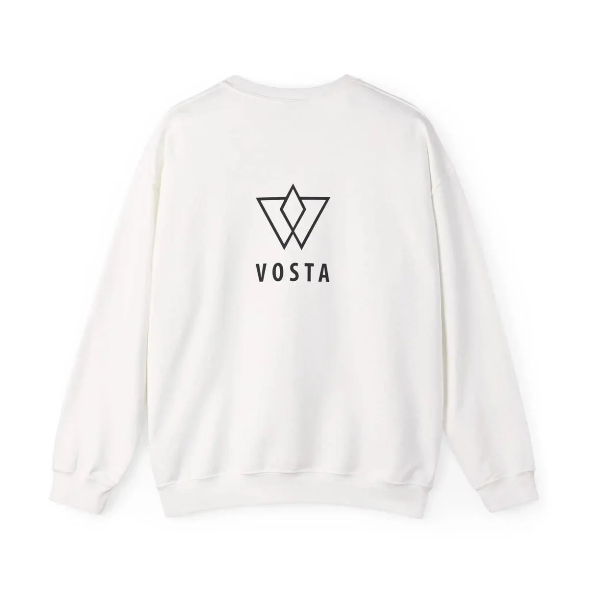 Vosta Crewneck Sweatshirt — Black Logo - Image 2