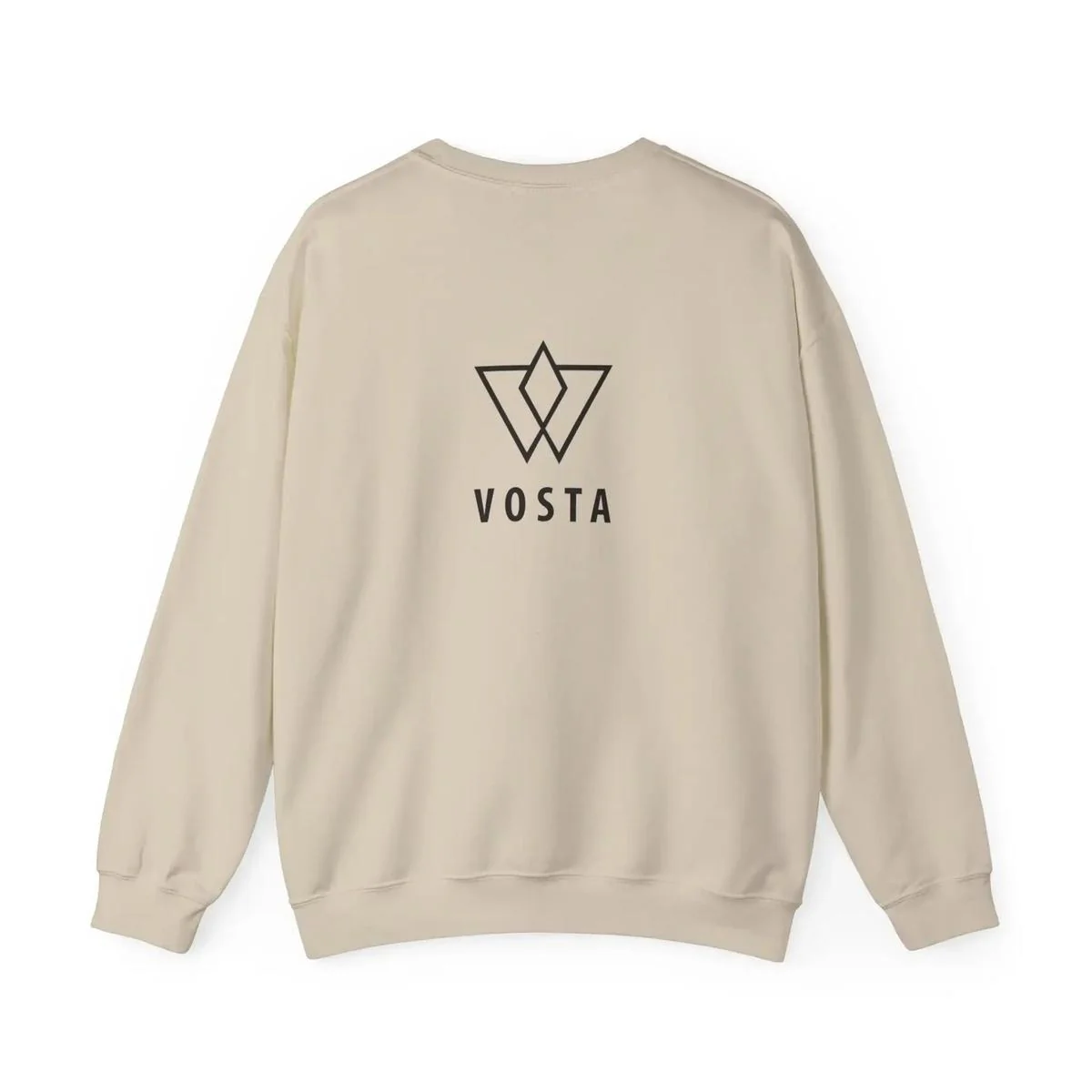 Vosta Crewneck Sweatshirt — Black Logo - Image 4
