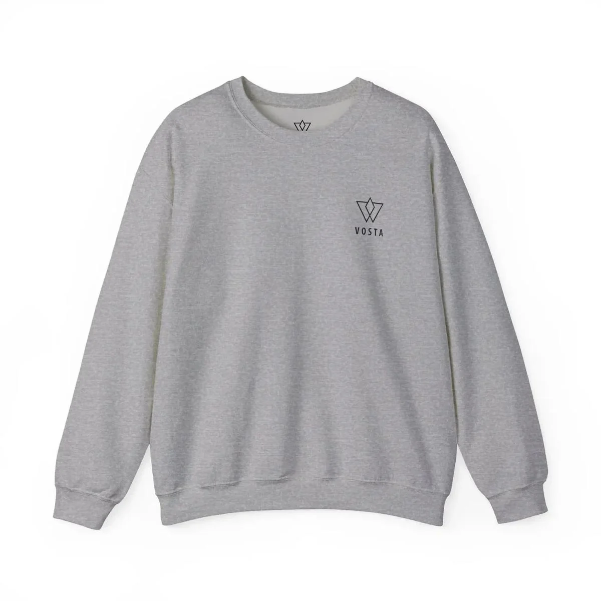 Vosta Crewneck Sweatshirt — Black Logo - Image 5