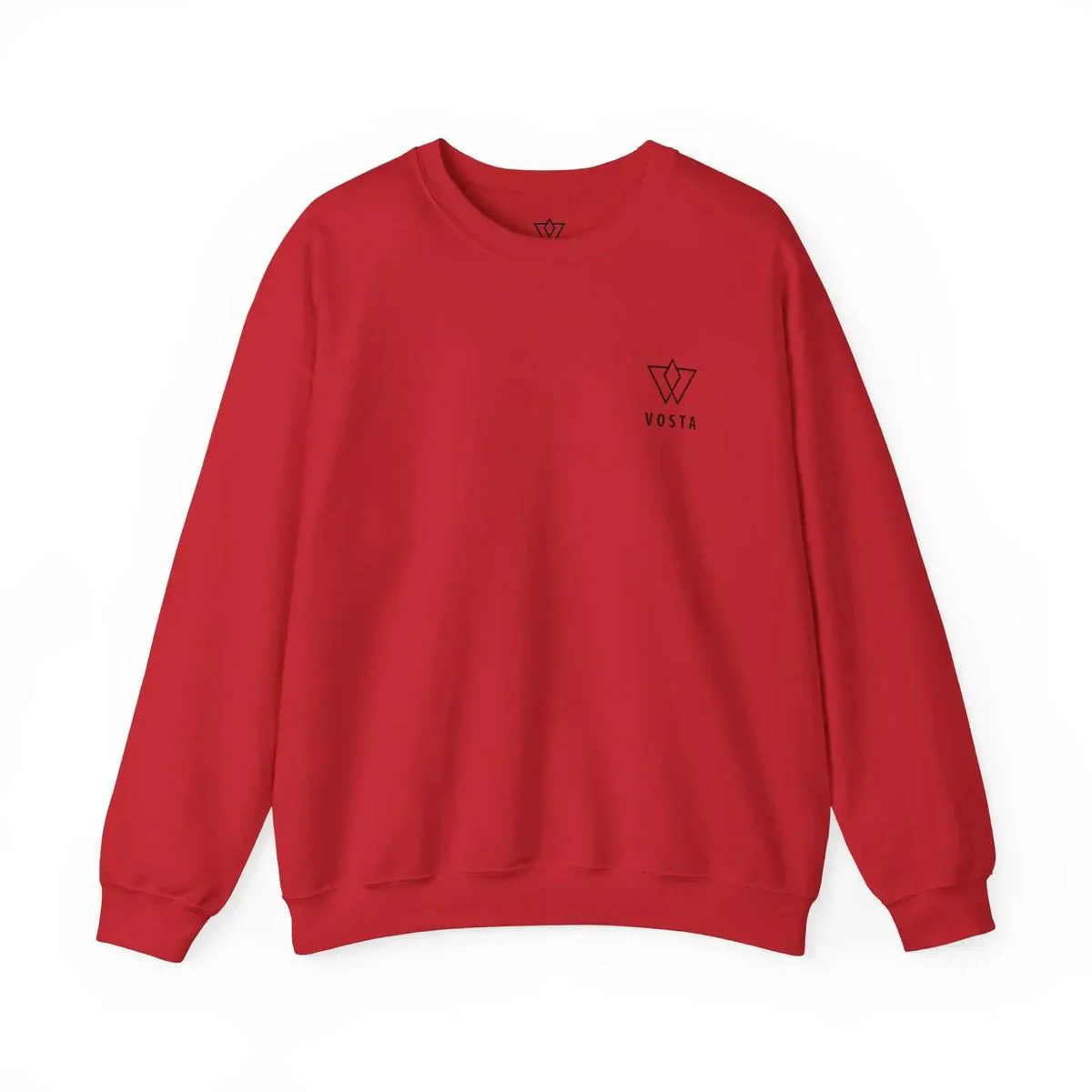 Vosta Crewneck Sweatshirt — Black Logo - Image 9