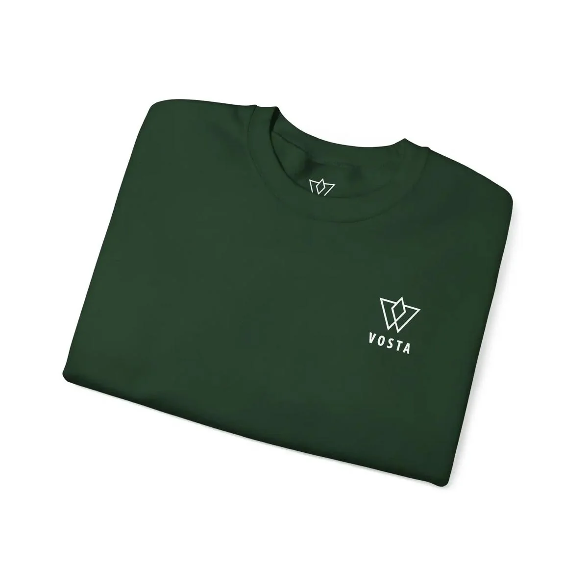 Vosta Crewneck Sweatshirt - White Logo - Image 15