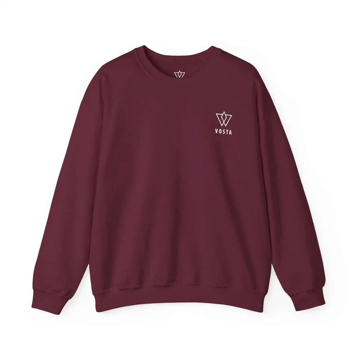 Vosta Crewneck Sweatshirt - White Logo - Image 3
