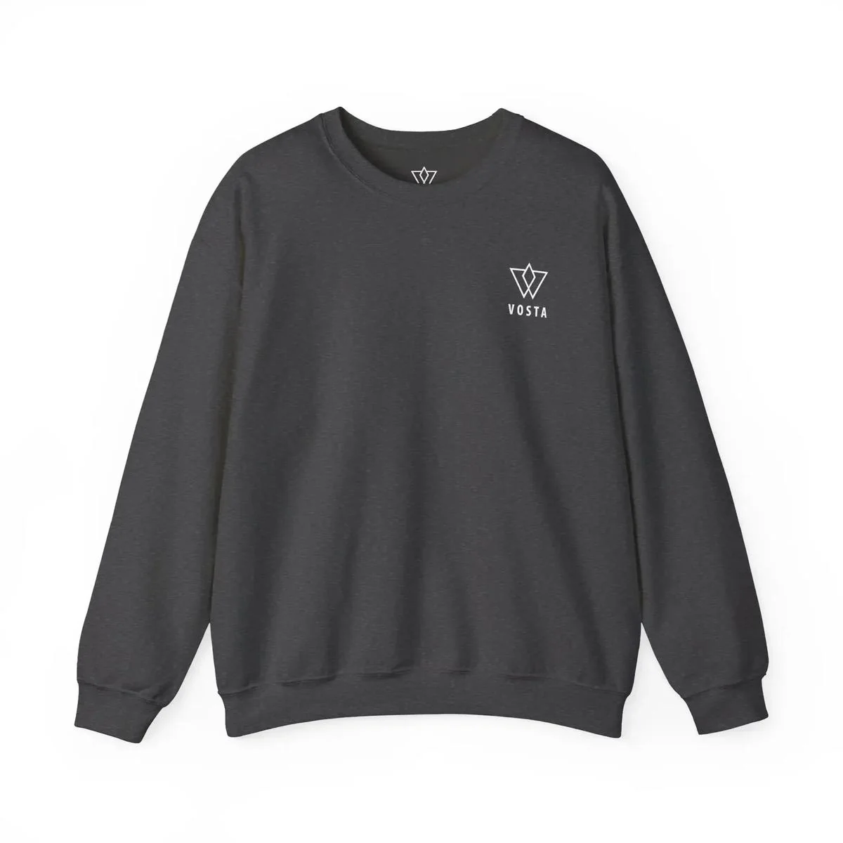 Vosta Crewneck Sweatshirt - White Logo - Image 7