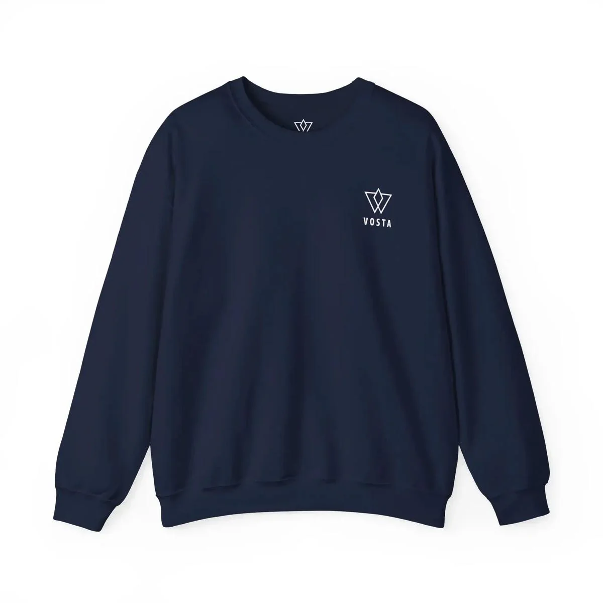 Vosta Crewneck Sweatshirt - White Logo - Image 9