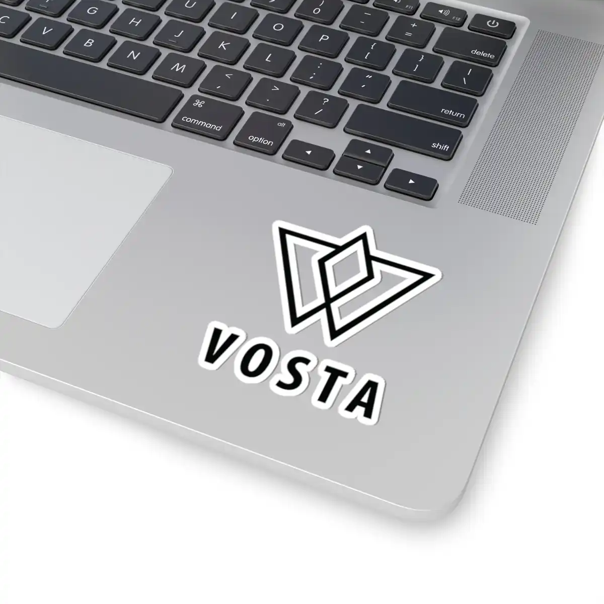 Vosta Logo Sticker - Black Logo - Image 5
