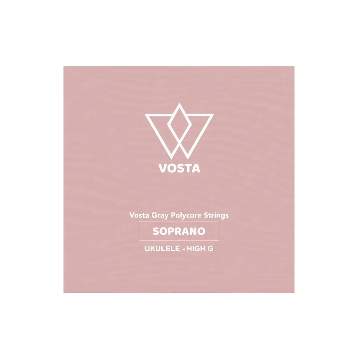 Vosta Grey Polycore Soprano Ukulele Strings (G-C-E-A Tuning) - High G