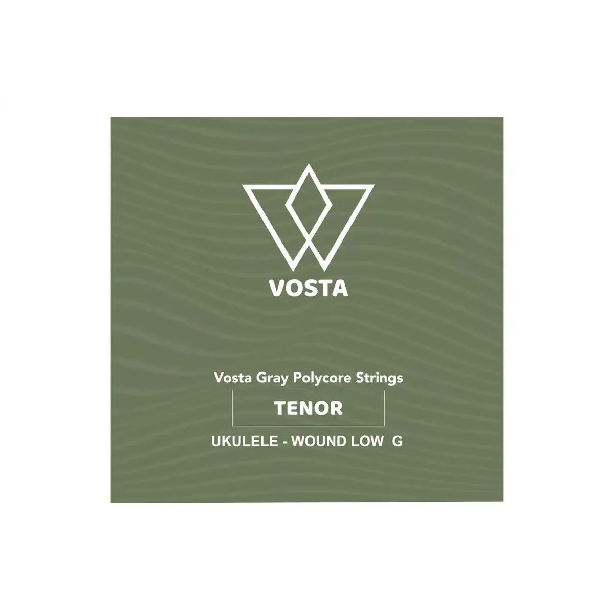 Vosta Grey Polycore Tenor Ukulele Strings (G-C-E-A Tuning) - Wound Low G