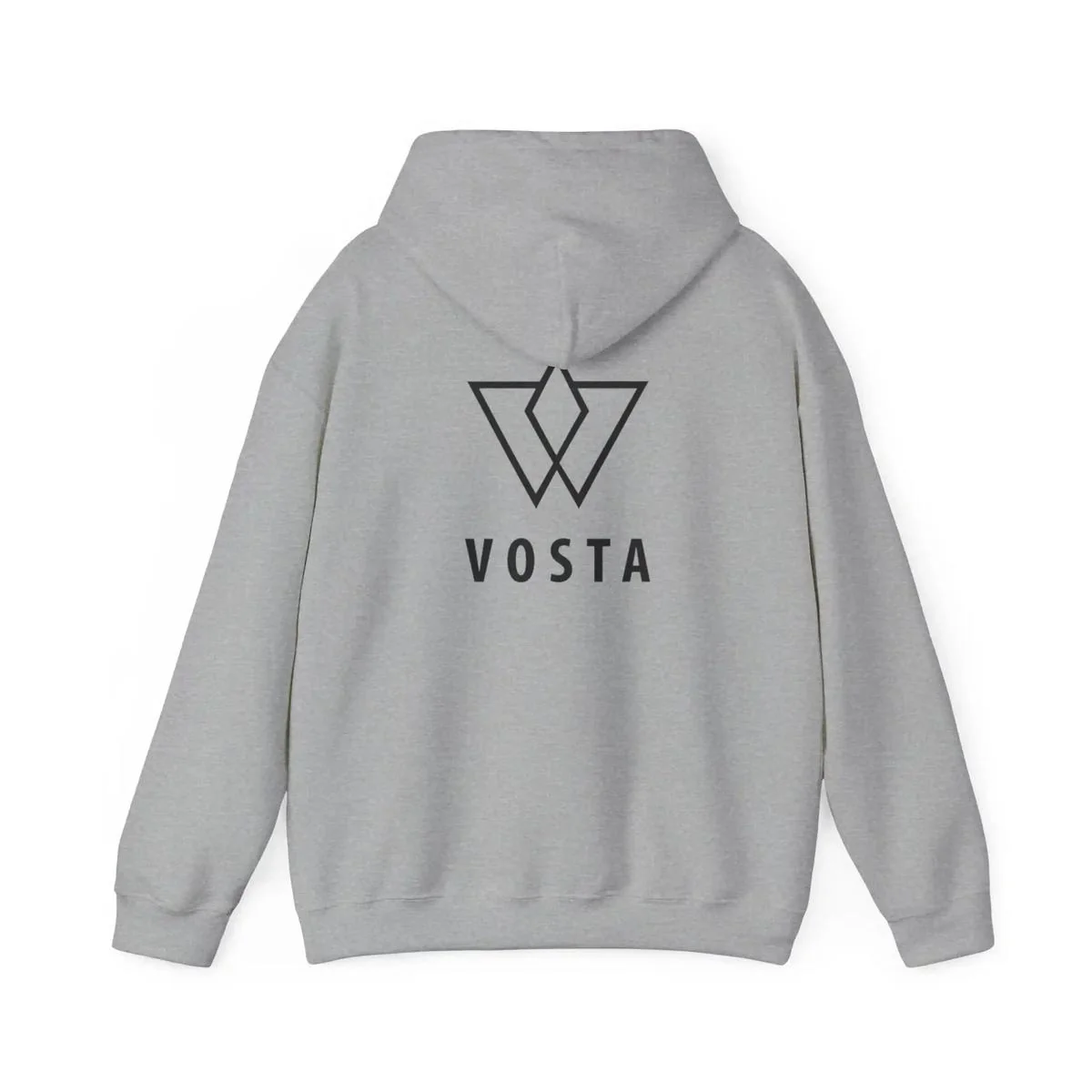 Vosta Hoodie - Black Logo Pullover - Image 13