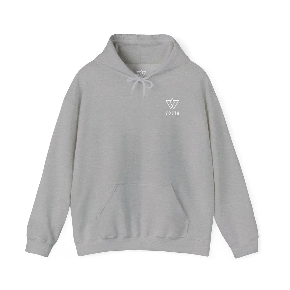 Vosta Hoodie - White Logo Pullover - Image 3