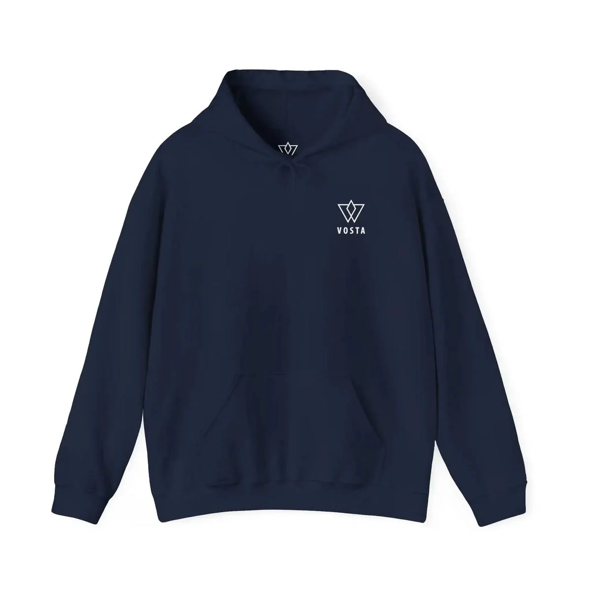 Vosta Hoodie - White Logo Pullover - Image 9
