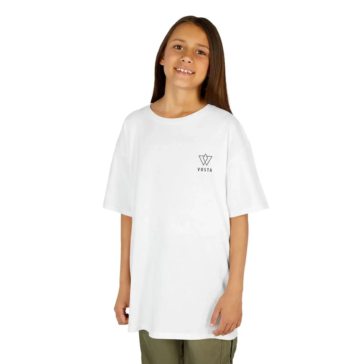 Vosta Kids T-Shirt — Black Logo - Image 16