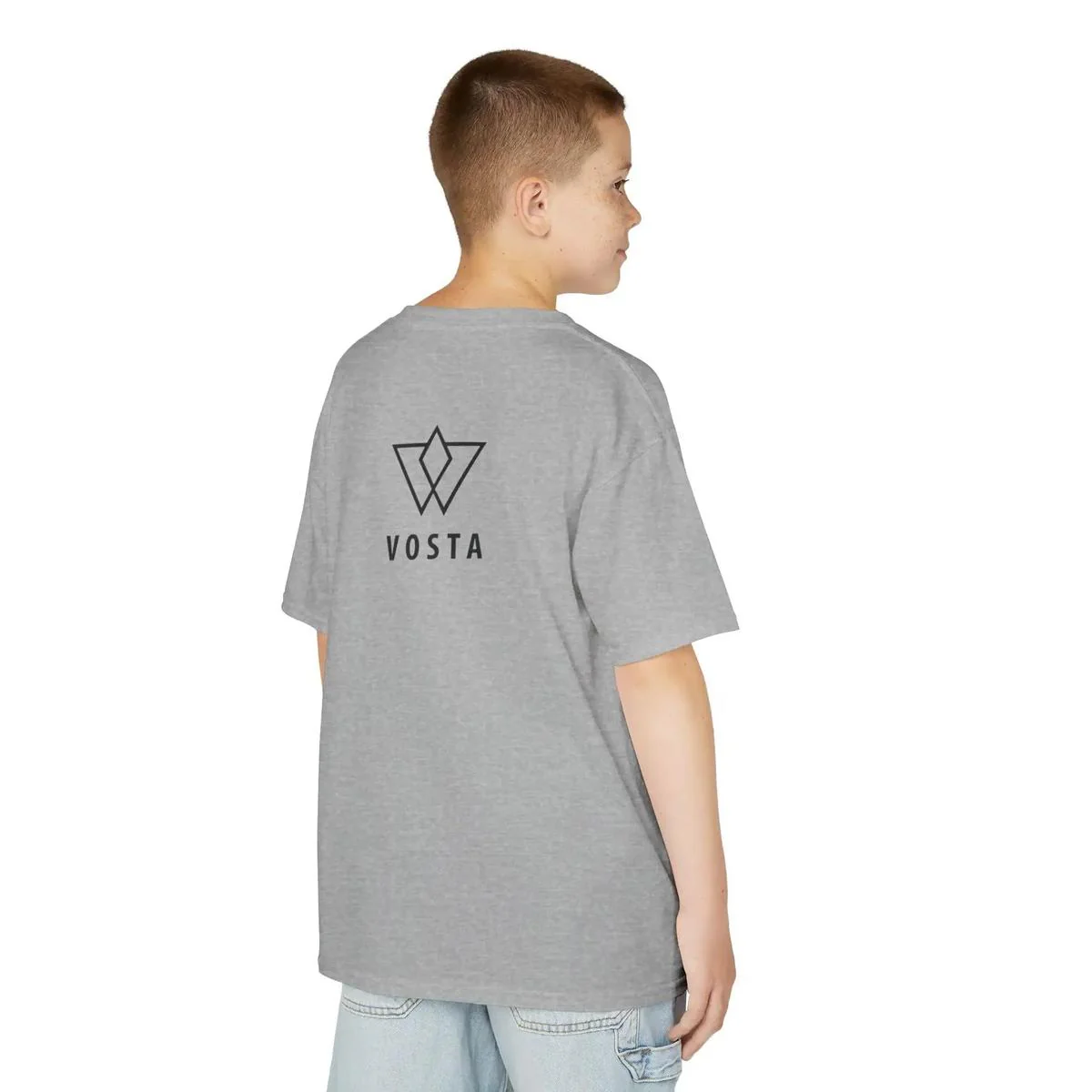 Vosta Kids T-Shirt — Black Logo - Image 23