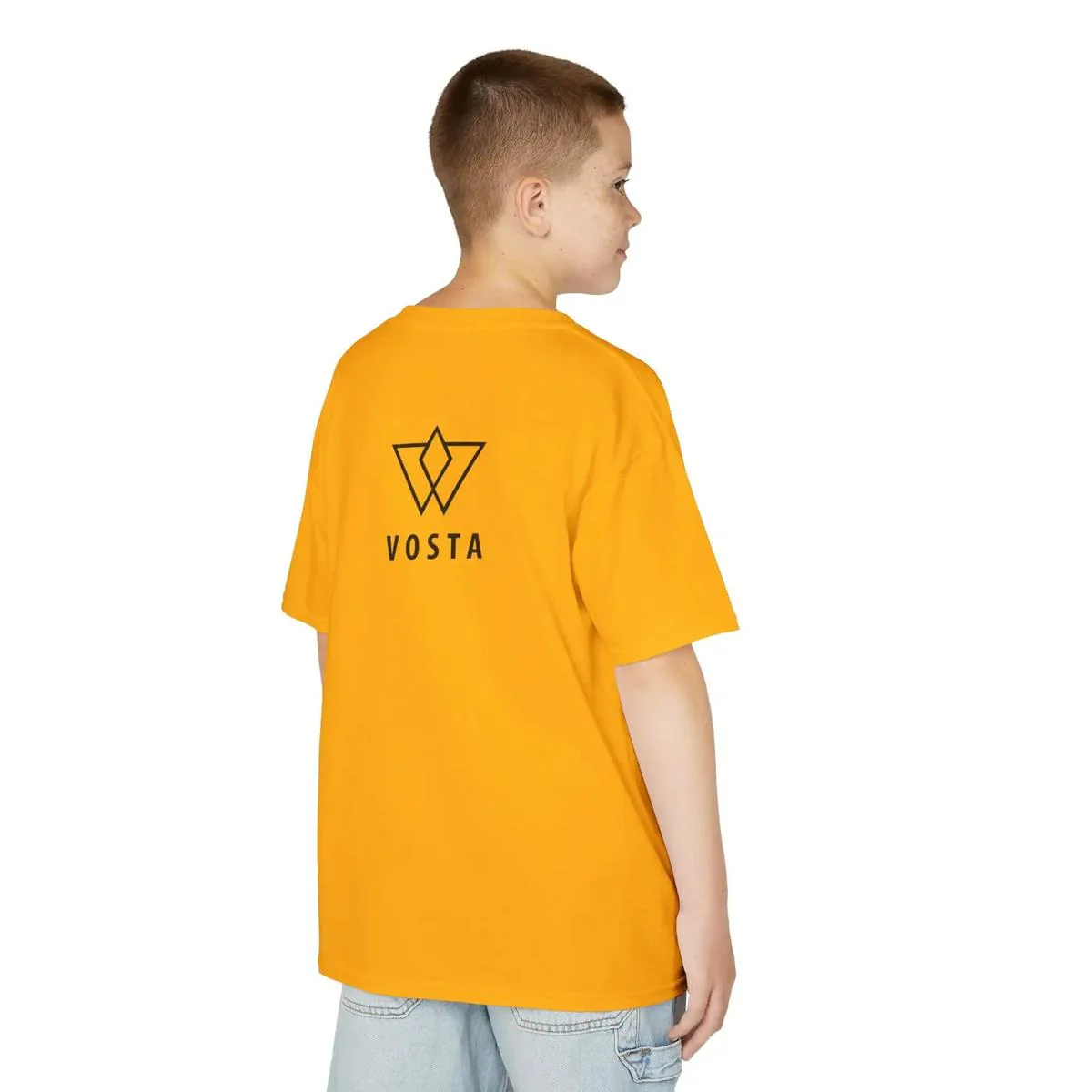 Vosta Kids T-Shirt — Black Logo - Image 31