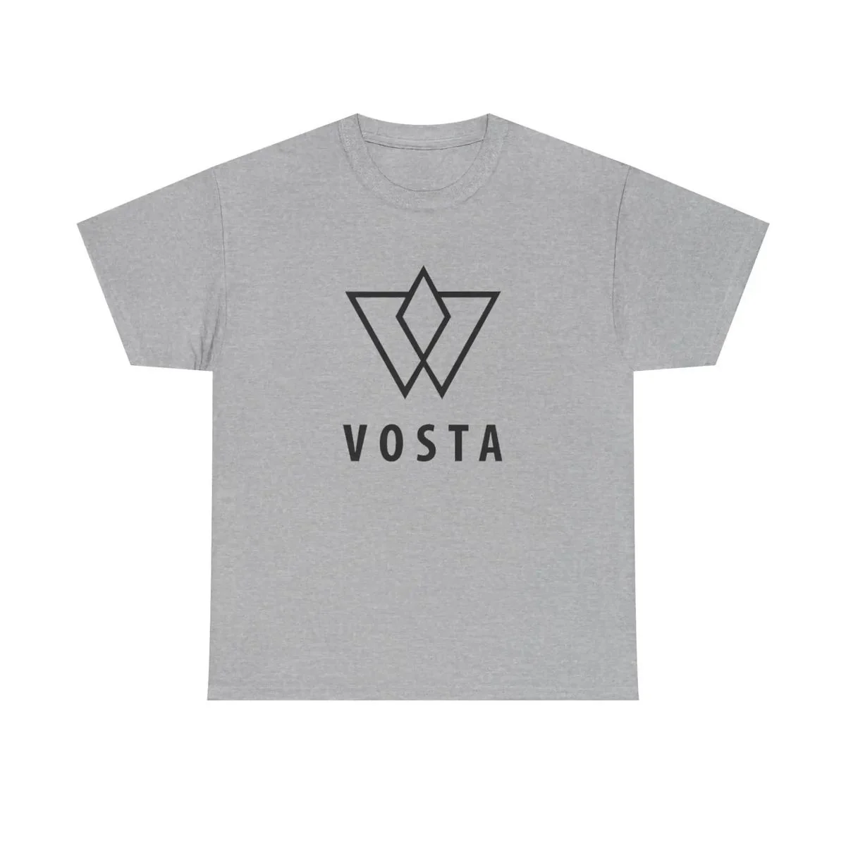 Vosta Minimal Logo T-Shirt - Black Logo - Image 4