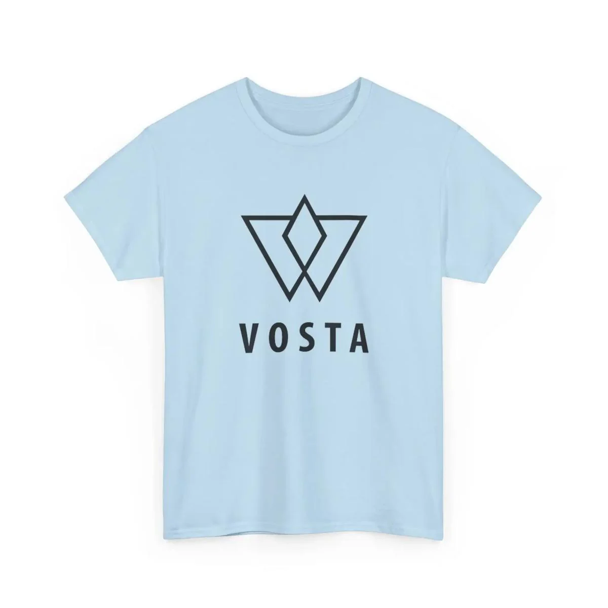 Vosta Minimal Logo T-Shirt - Black Logo - Image 52