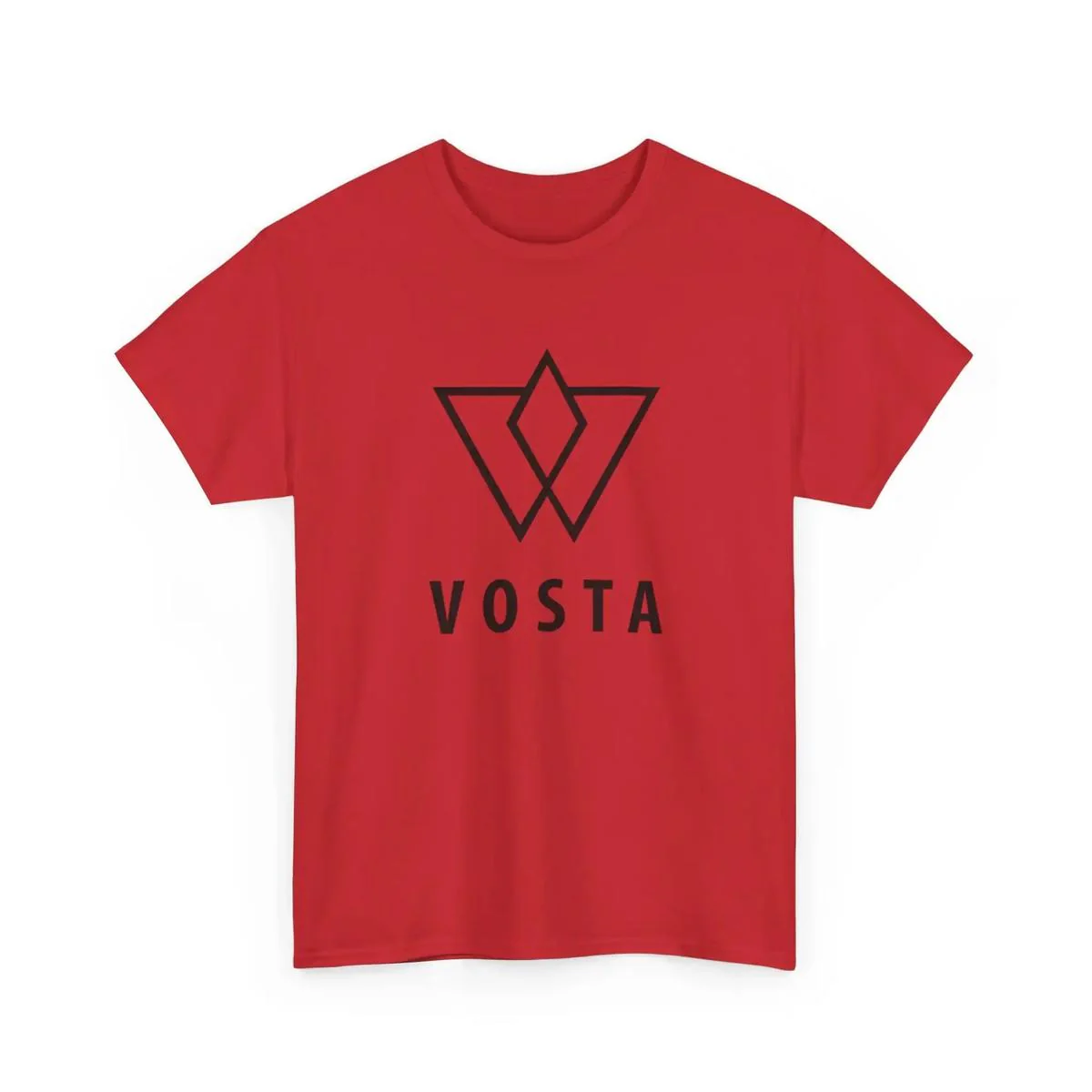 Vosta Minimal Logo T-Shirt - Black Logo - Image 70