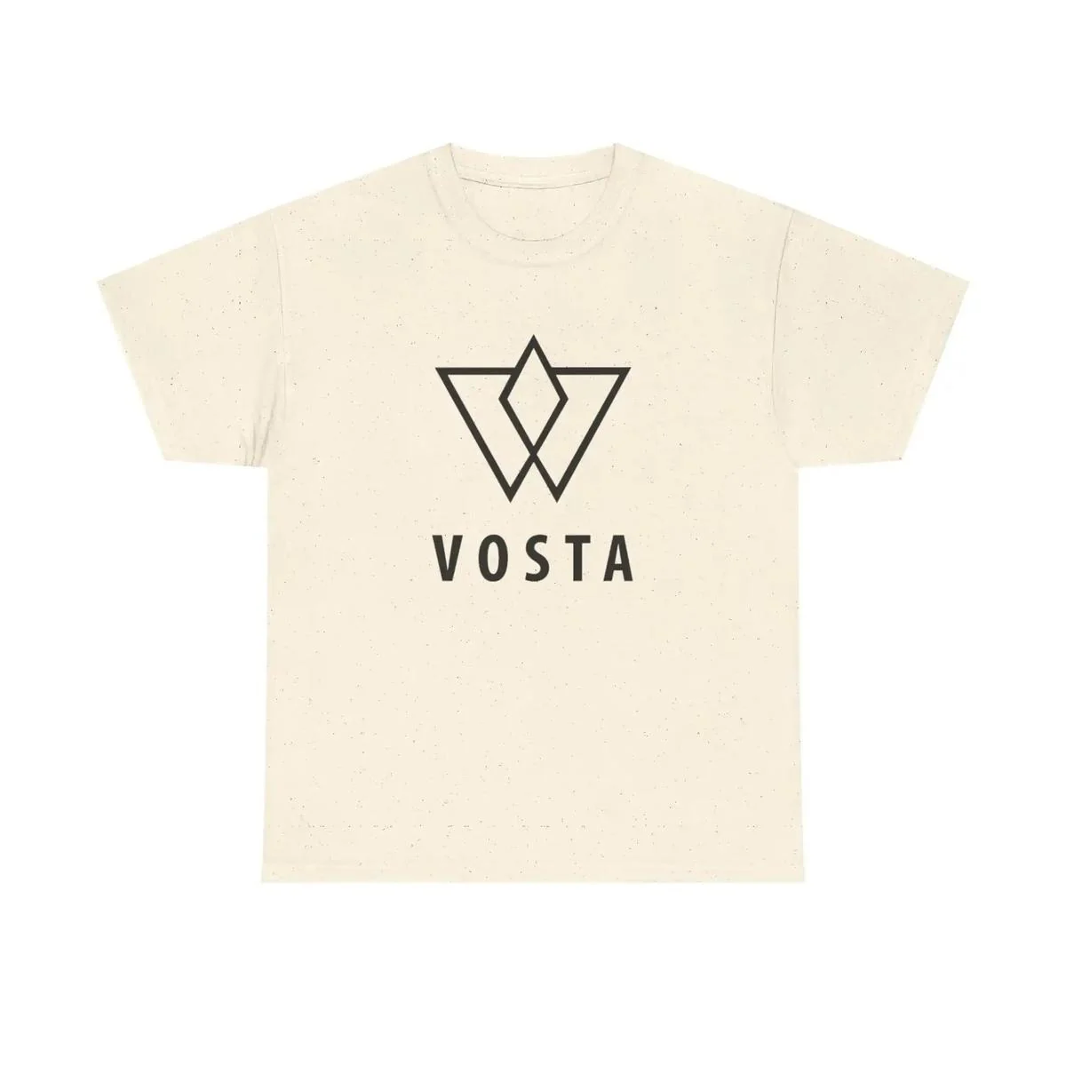 Vosta Minimal Logo T-Shirt - Black Logo - Image 8