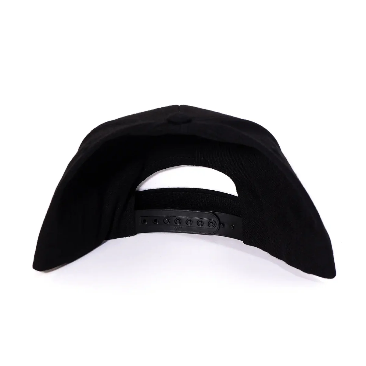 Vosta Snapback Hat - Black with White Logo - Image 2