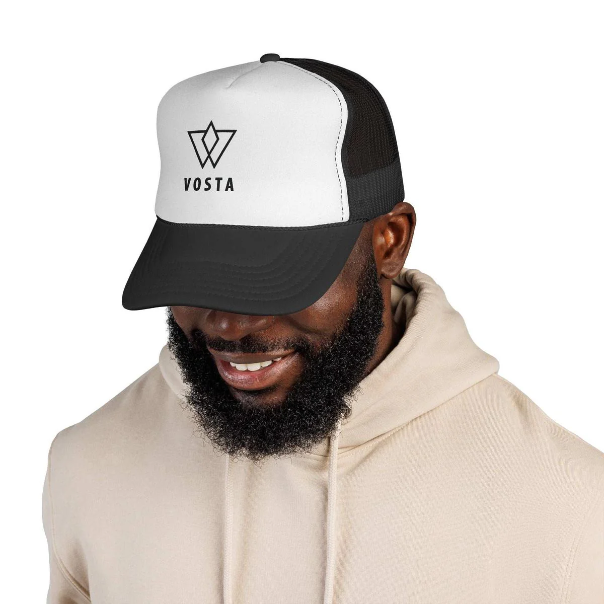 Vosta Trucker Cap — Black Logo - Image 13