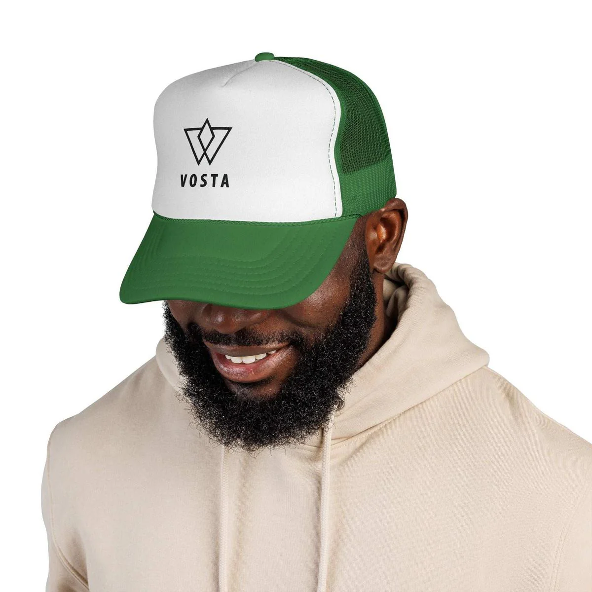Vosta Trucker Cap — Black Logo - Image 16