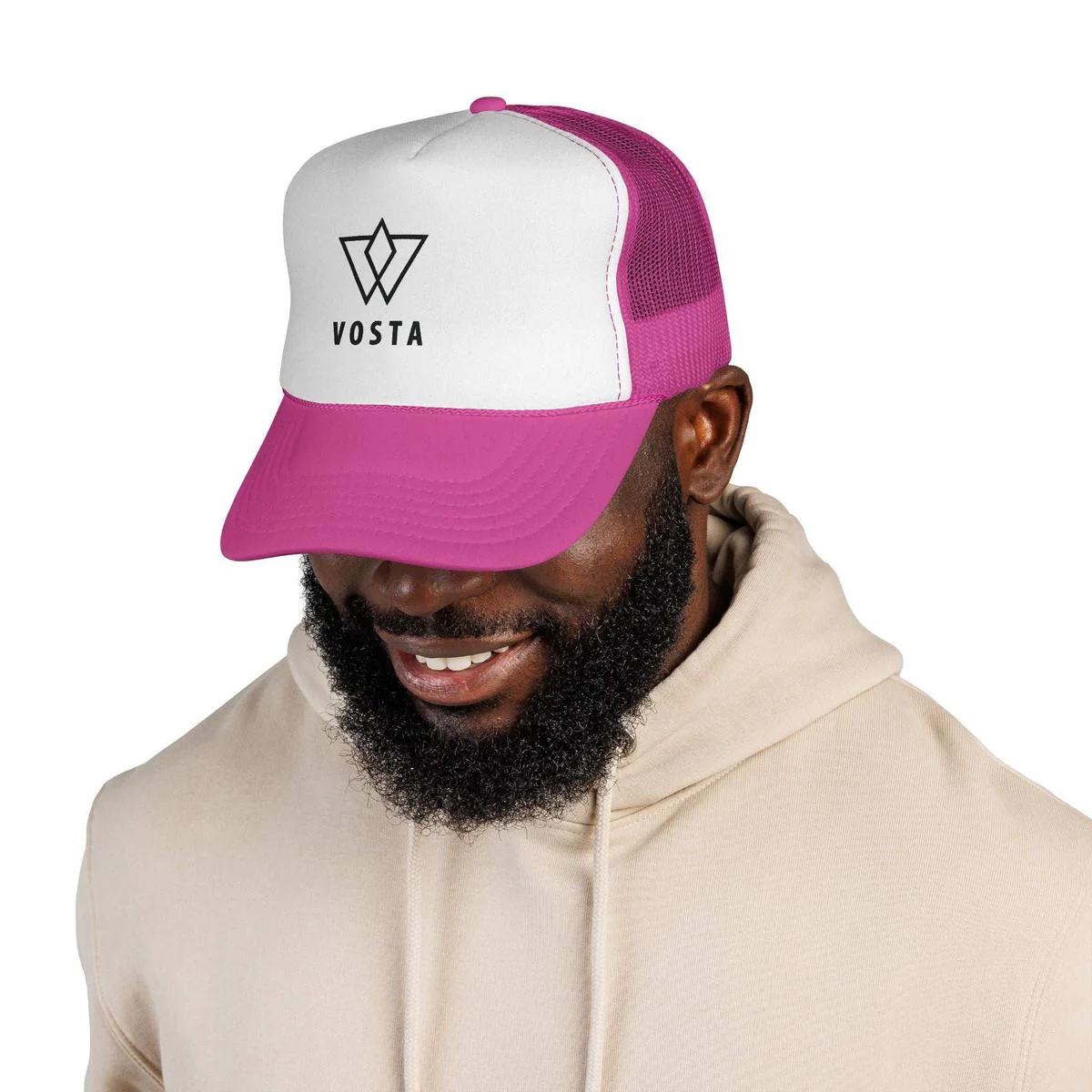 Vosta Trucker Cap — Black Logo - Image 26