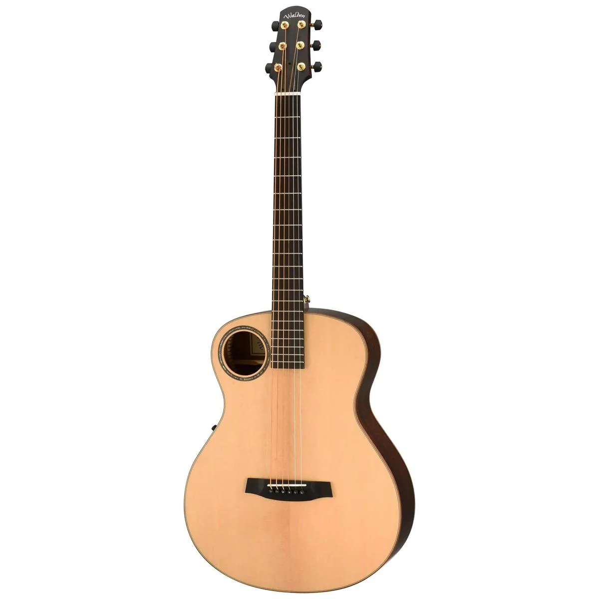 Walden Guitars B103E Grand Auditorium Baritone-Electric Guitar - Satin Natural - Image 3