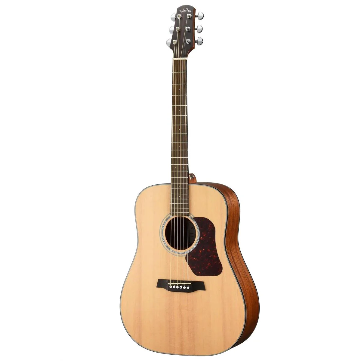 Walden Guitars D550E The Natura Dreadnought Acoustic Electric Guitar - Satin Natural - Image 3