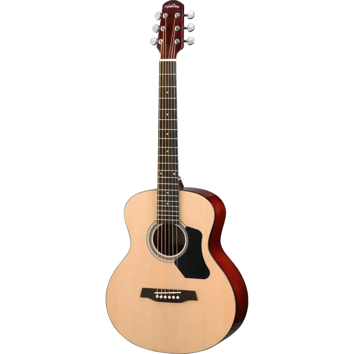 Walden Guitars T350 Standard 7/8 sized Travel Body Acoustic Guitar - Image 3