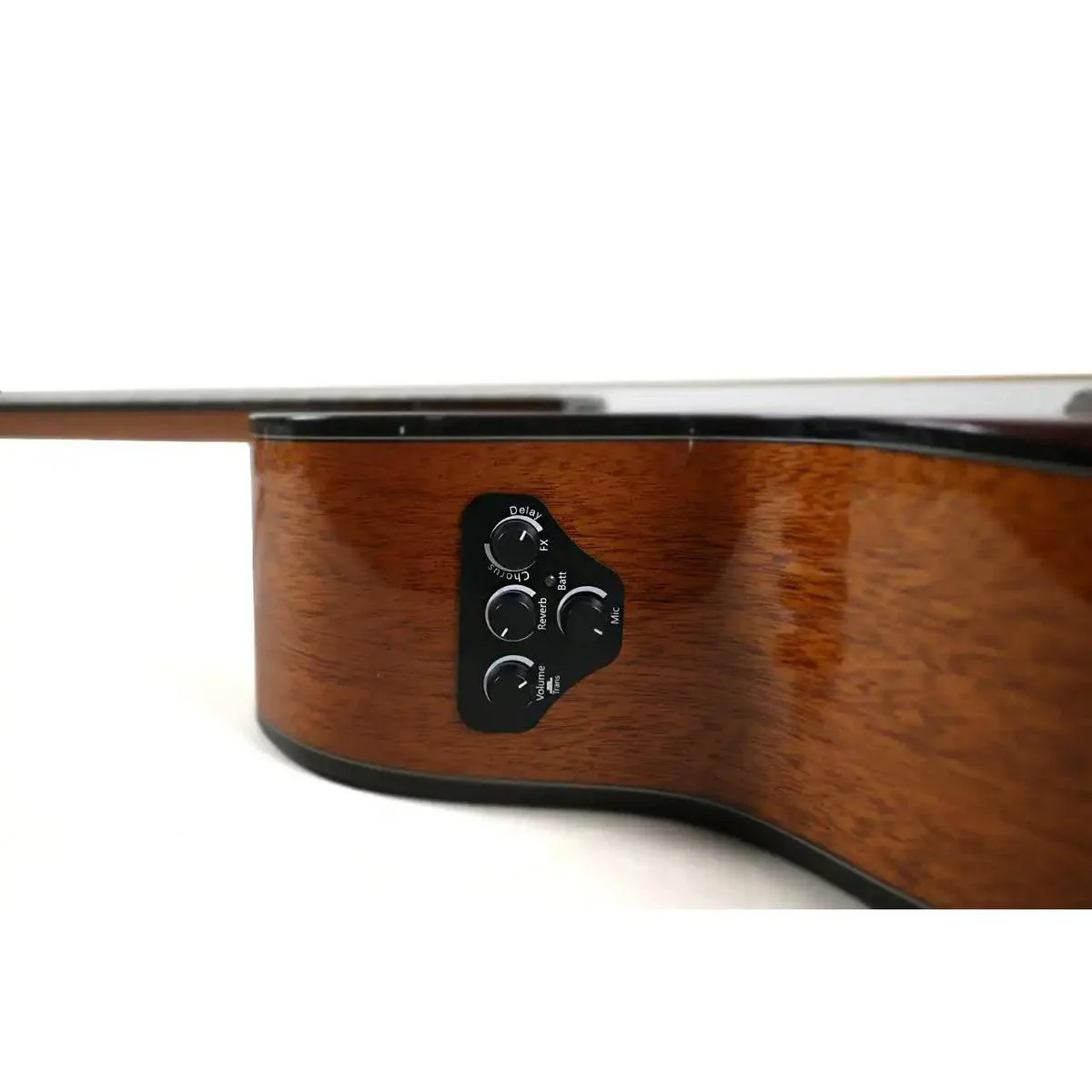 Willow Creek FX-PG44 Mahogany Deluxe Acoustic Grand Auditorium Guitar w/ Effects & Bluetooth - Image 4